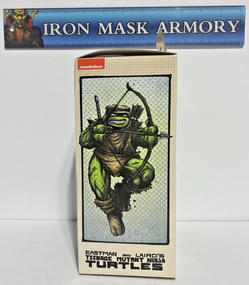 NECA TMNT Mirage Comics Bundle — Ultimate Foot Ninja & Hunter Leonardo | 7-Inch Action Figures | New in Box