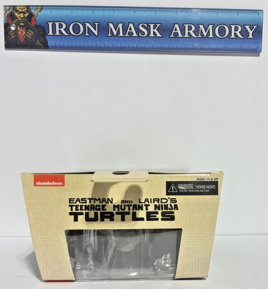 NECA TMNT Mirage Comics Bundle — Ultimate Foot Ninja & Hunter Leonardo | 7-Inch Action Figures | New in Box