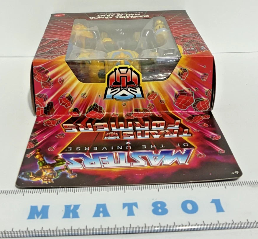 Masters of the Universe x Transformers — Megatron Armor Skeletor & Bumblebee Armor Man-At-Arms Bundle | MOTU Origins 5.5-Inch Action Figures | Target Exclusive