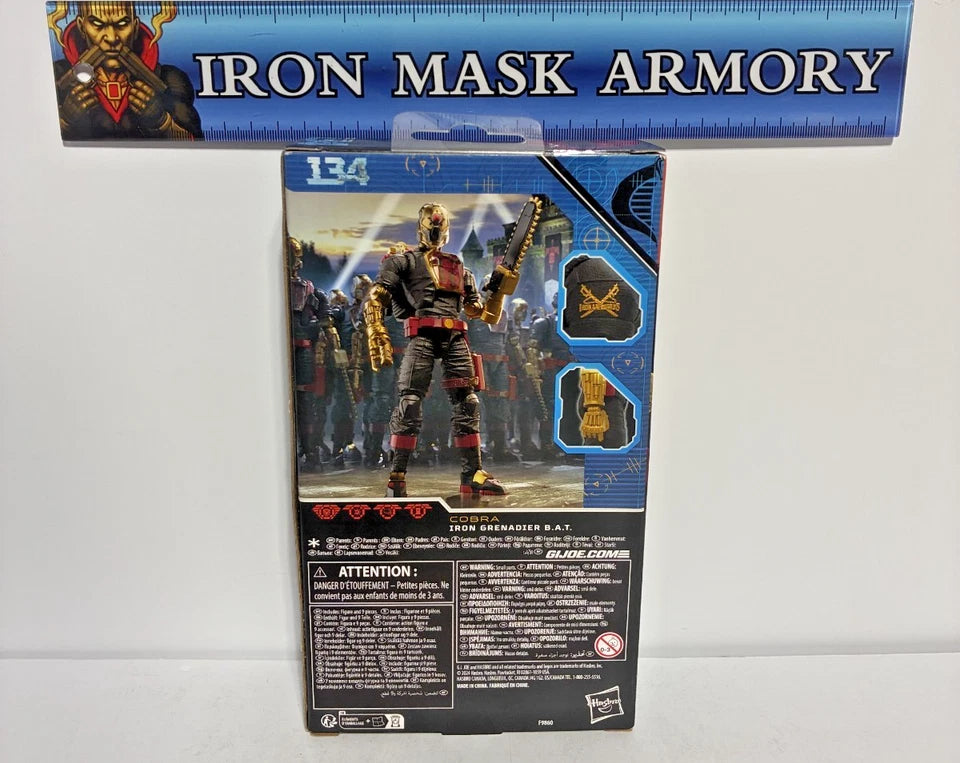 G.I. Joe Classified Series — Iron Grenadiers Bundle | Destro & Despoiler #203, Iron Grenadier #132, B.A.T. #173, Metal-Head #118
