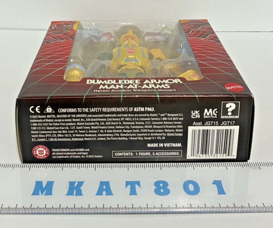 Masters of the Universe x Transformers — Megatron Armor Skeletor & Bumblebee Armor Man-At-Arms Bundle | MOTU Origins 5.5-Inch Action Figures | Target Exclusive