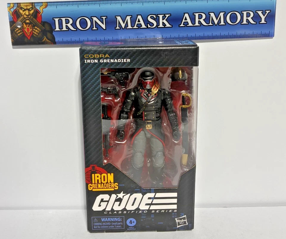 G.I. Joe Classified Series — Iron Grenadiers Bundle | Destro & Despoiler #203, Iron Grenadier #132, B.A.T. #173, Metal-Head #118