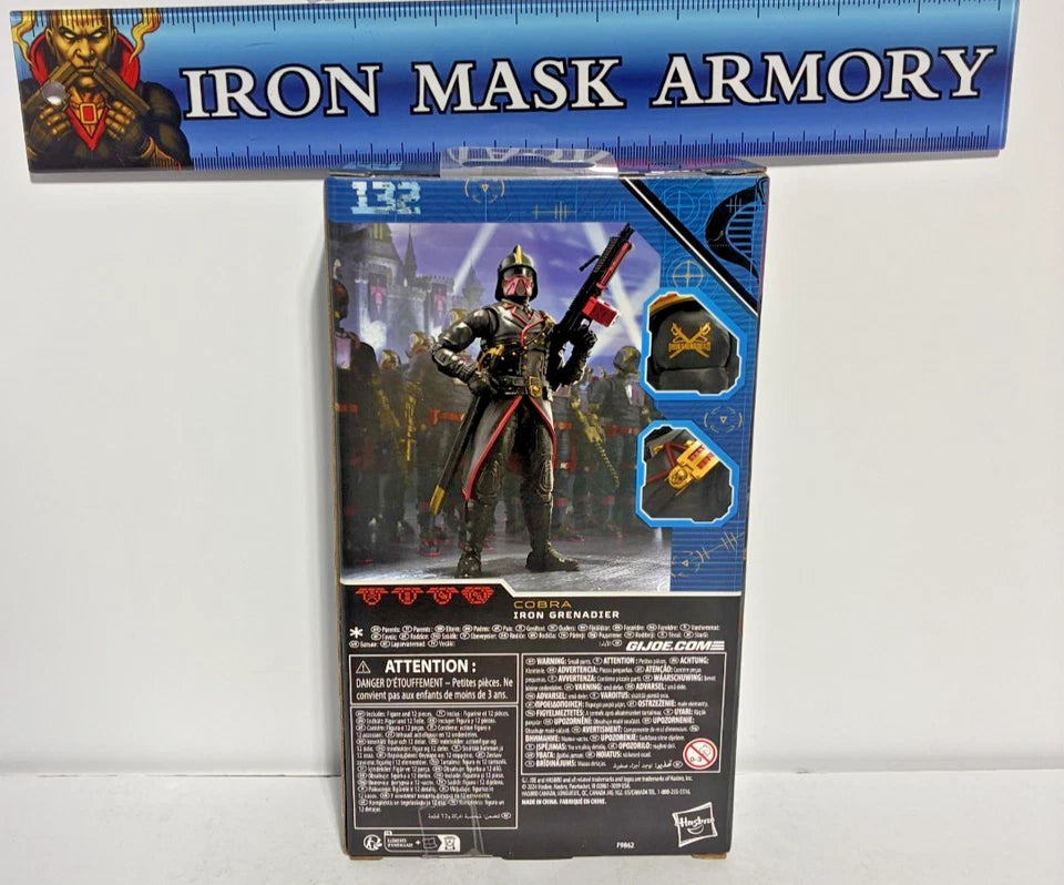 G.I. Joe Classified Series — Iron Grenadiers Bundle | Destro & Despoiler #203, Iron Grenadier #132, B.A.T. #173, Metal-Head #118