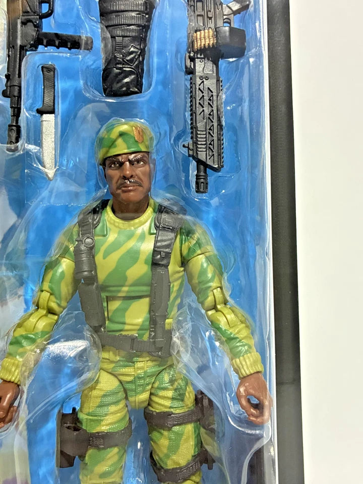 G.I. Joe Classified Series — Sgt. Stalker Retro Cardback | Classic A Real American Hero Card | 6-Inch Action Figure | New on Card