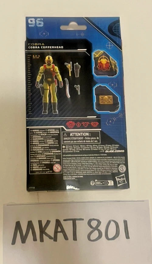 G.I. Joe Classified Series — Python Patrol Cobra Copperhead #96 | Target Exclusive | 6-Inch Action Figure | New in Box