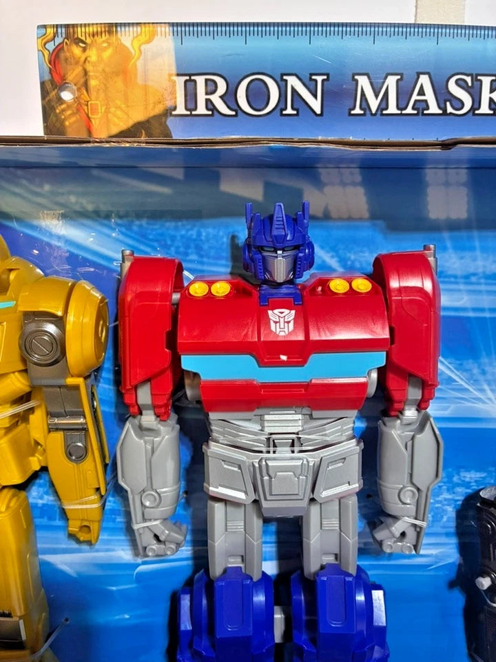 Transformers One Mega Changer 4-Pack — Optimus Prime, Megatron, Bumblebee & Starscream 11-Inch Figures — Target Exclusive