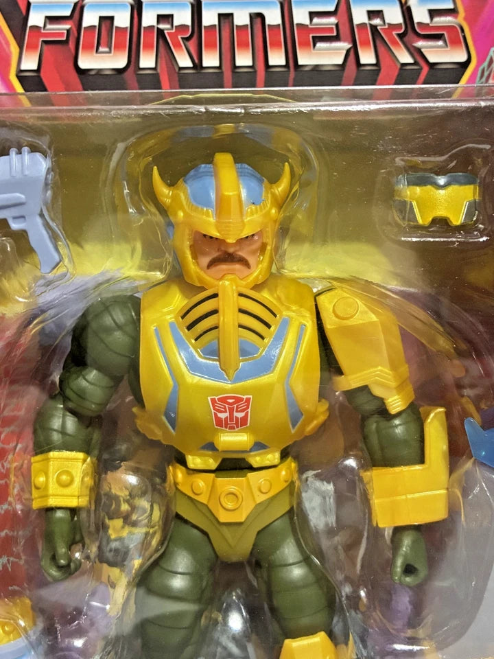 Masters of the Universe x Transformers — Bumblebee Armor Man-At-Arms | MOTU Origins 5.5-Inch Action Figure | Target Exclusive
