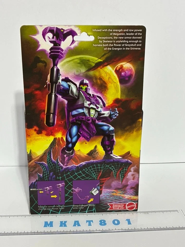 Masters of the Universe x Transformers — Megatron Armor Skeletor | MOTU Origins 5.5-Inch Action Figure | Target Exclusive