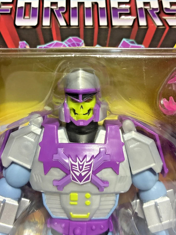 Masters of the Universe x Transformers — Megatron Armor Skeletor & Bumblebee Armor Man-At-Arms Bundle | MOTU Origins 5.5-Inch Action Figures | Target Exclusive