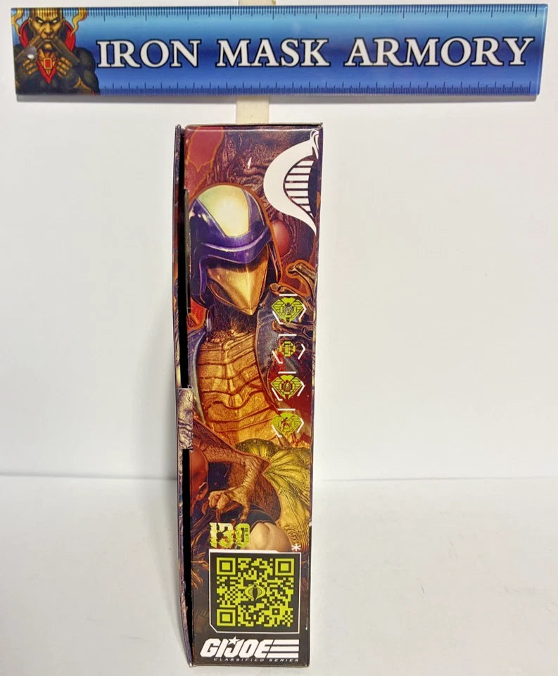 G.I. Joe Classified Series — Cobra Commander (Once a Man) #130 | SDCC 2024 Exclusive | Deluxe 6-Inch Action Figure Set | New in Box