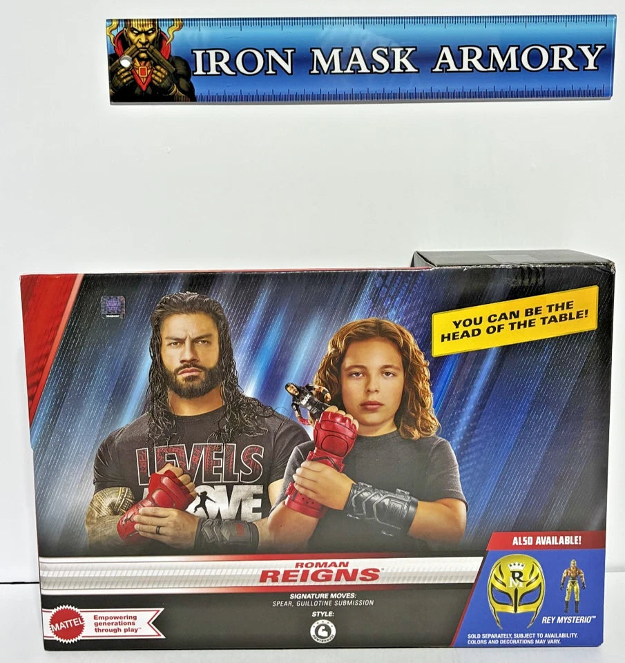 WWE Roman Reigns — Main Event Series Special Edition Role Play Set | 6-Inch Action Figure + Gauntlet & Wristband | New in Box