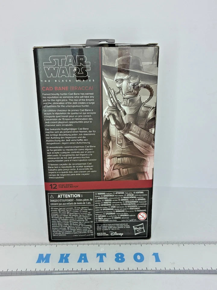 Star Wars The Black Series — Cad Bane (Bracca) | The Bad Batch | Amazon Exclusive | 6-Inch Action Figure | New in Box