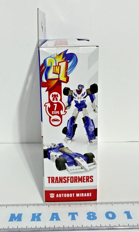 Transformers Authentics Alpha — Autobot Mirage | 2-in-1 Robot to F1 Racecar | 7-Inch Action Figure | New in Box