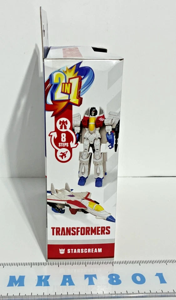 Transformers Prime Changers — Starscream | 2-in-1 Robot to Jet | 7-Inch Action Figure | New in Box