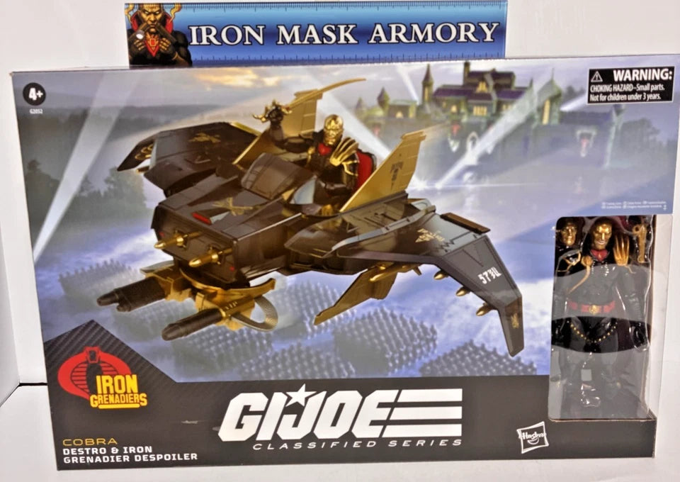 G.I. Joe Classified Series — Iron Grenadiers Bundle | Destro & Despoiler #203, Iron Grenadier #132, B.A.T. #173, Metal-Head #118