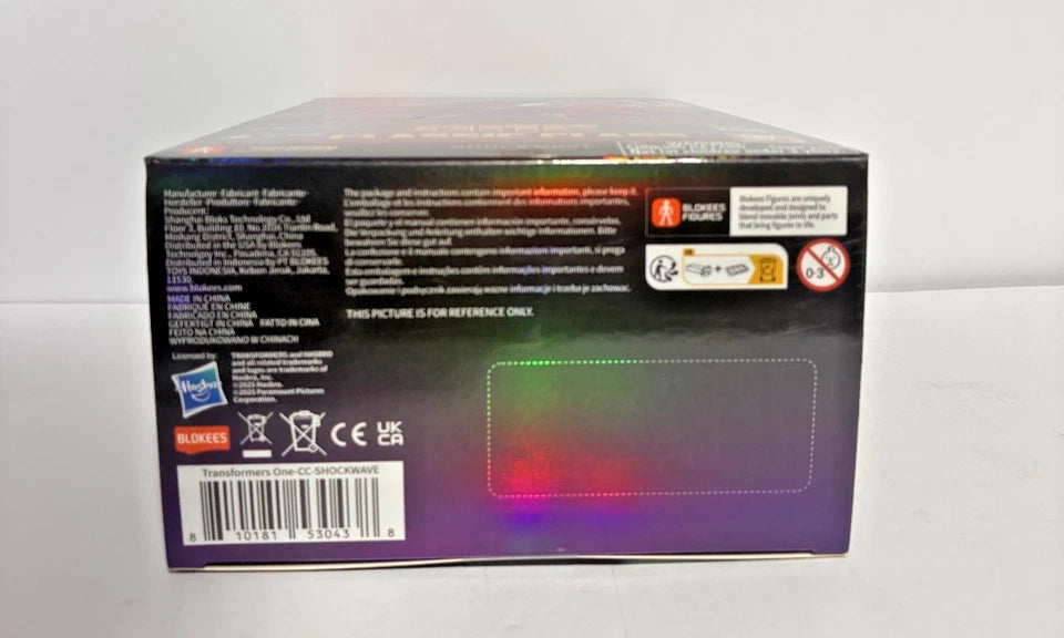 Blokees Classic Class #18 — Shockwave Model Kit | Transformers One | Light-Up Eyes & Chest | 86-Piece Snap-Fit | New in Box