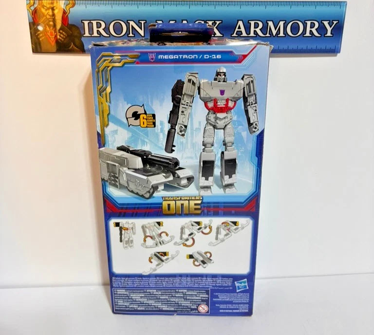 Transformers One Mega Changer Megatron (D-16) 11-Inch Action Figure — Cybertronian Tank Conversion