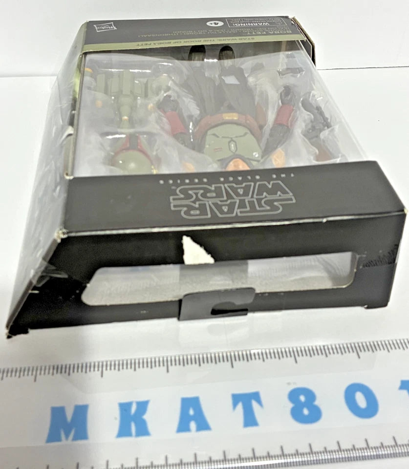 Star Wars The Black Series — Boba Fett (Throne Room) Deluxe #BOBF 02 | The Book of Boba Fett | 6-Inch Action Figure | Box Damaged