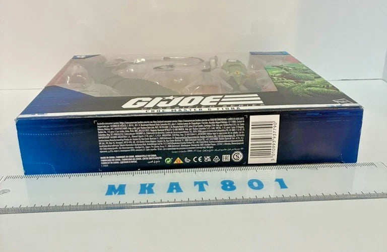 G.I. Joe Classified Series — Croc Master & Fiona #38 | Cobra Reptile Trainer | Deluxe 6-Inch Action Figure Set | New in Box