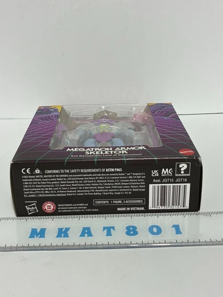 Masters of the Universe x Transformers — Megatron Armor Skeletor | MOTU Origins 5.5-Inch Action Figure | Target Exclusive