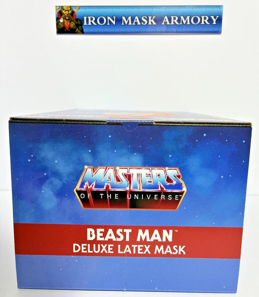 NECA Masters of the Universe — Beast Man Classic Deluxe Latex Mask | 40th Anniversary | Full-Head Pullover | New