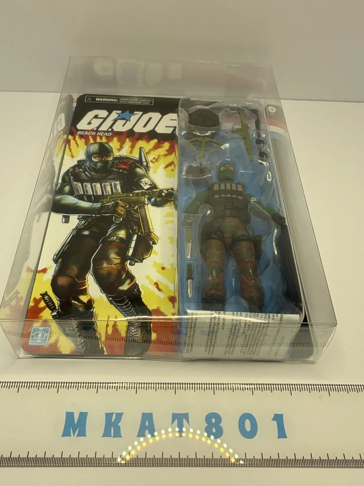 G.I. Joe Classified Series — Retro Cardback Beach Head | Classic A Real American Hero Card | 6-Inch Action Figure + Protective Case | New on Card