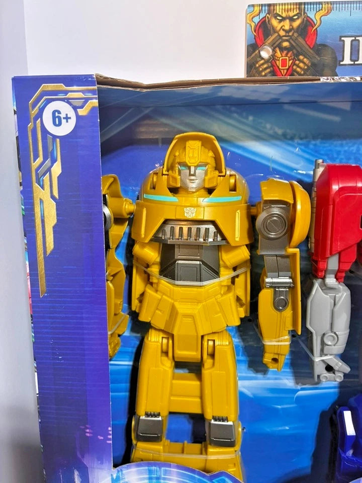 Transformers One Mega Changer 4-Pack — Optimus Prime, Megatron, Bumblebee & Starscream 11-Inch Figures — Target Exclusive