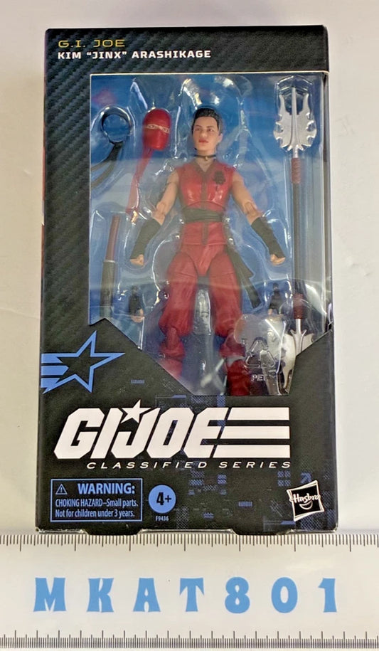 G.I. Joe Classified Series — Kim "Jinx" Arashikage #124 | Arashikage Ninja | 6-Inch Action Figure | New in Box