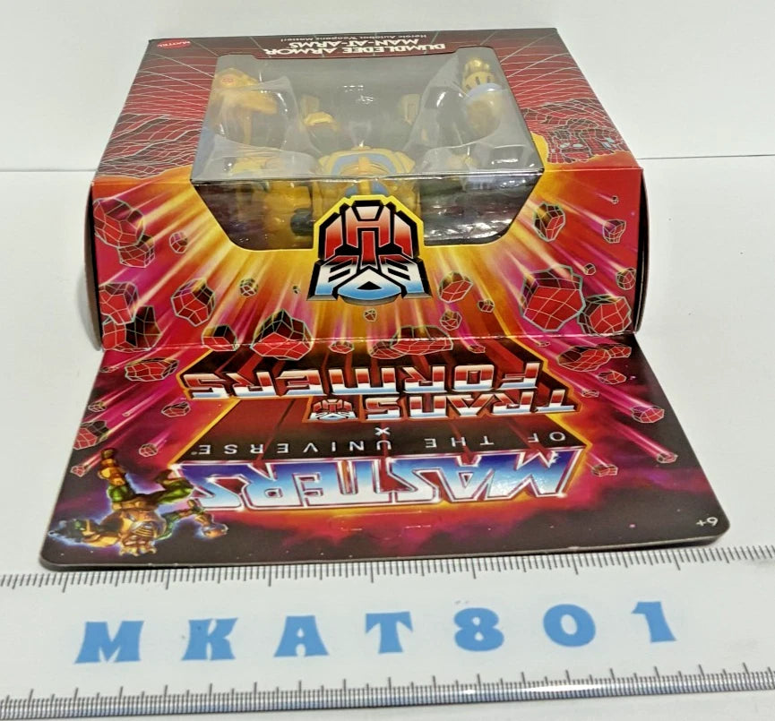 Masters of the Universe x Transformers — Bumblebee Armor Man-At-Arms | MOTU Origins 5.5-Inch Action Figure | Target Exclusive