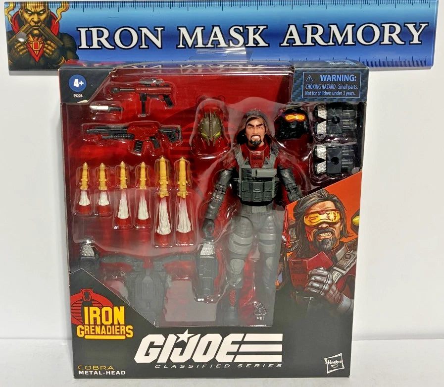 G.I. Joe Classified Series — Iron Grenadiers Bundle | Destro & Despoiler #203, Iron Grenadier #132, B.A.T. #173, Metal-Head #118