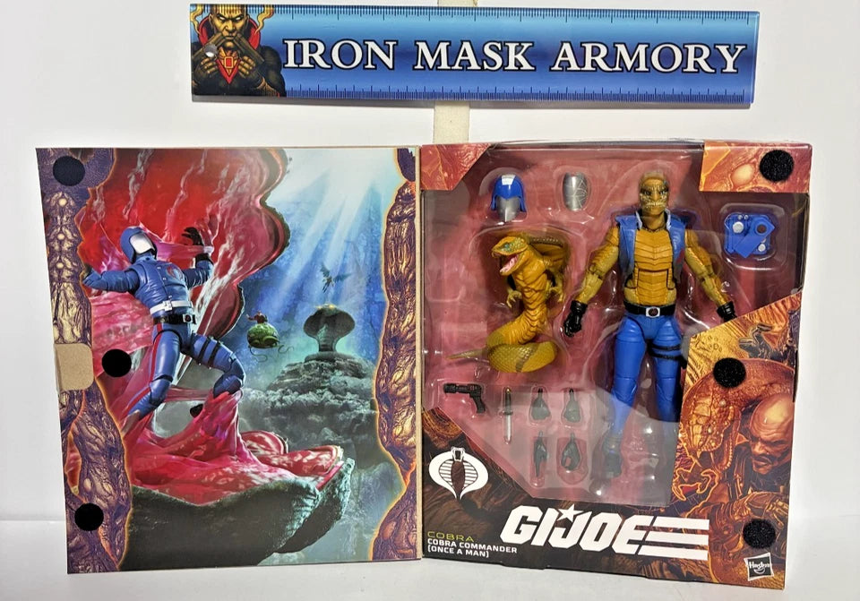 G.I. Joe Classified Series — Cobra Commander (Once a Man) #130 | SDCC 2024 Exclusive | Deluxe 6-Inch Action Figure Set | New in Box