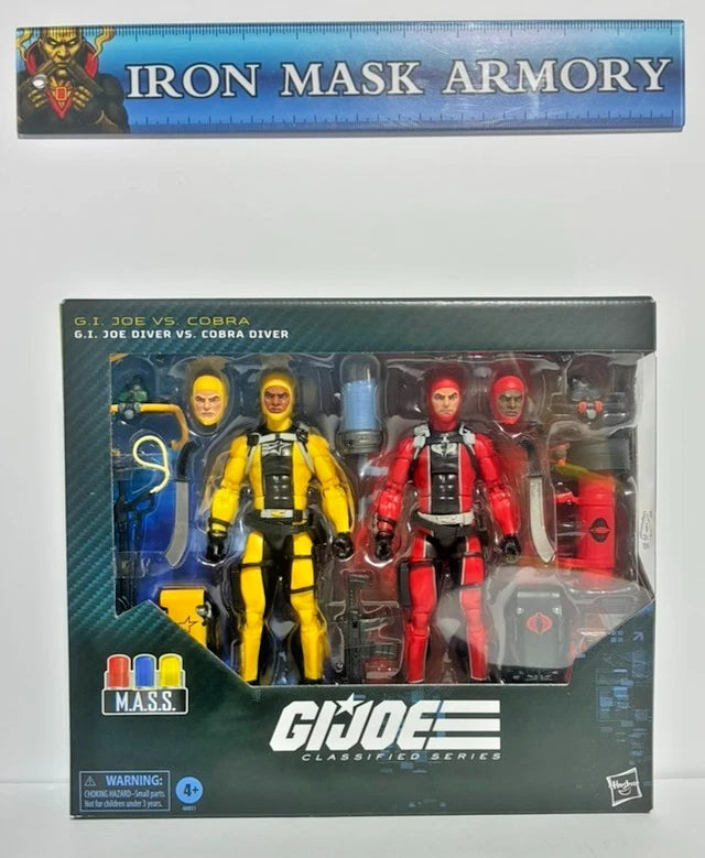 M.A.S.S. Device Elements Bundle — Breaker #158, Snake Eyes & Polar Bear #161, G.I. Joe Diver vs. Cobra Diver #169 | G.I. Joe Classified Series