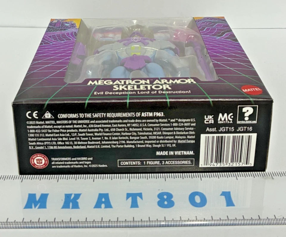Masters of the Universe x Transformers — Megatron Armor Skeletor & Bumblebee Armor Man-At-Arms Bundle | MOTU Origins 5.5-Inch Action Figures | Target Exclusive