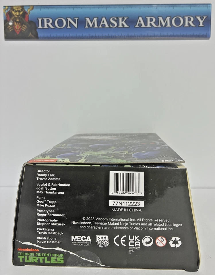 NECA TMNT Mirage Comics Bundle — Ultimate Foot Ninja & Hunter Leonardo | 7-Inch Action Figures | New in Box