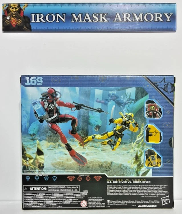 M.A.S.S. Device Elements Bundle — Breaker #158, Snake Eyes & Polar Bear #161, G.I. Joe Diver vs. Cobra Diver #169 | G.I. Joe Classified Series