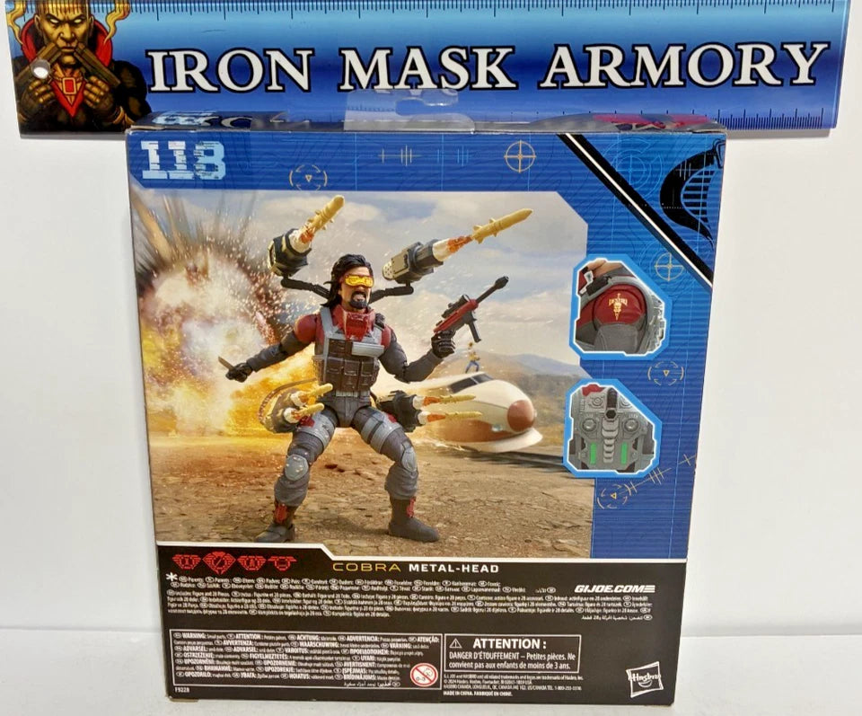 G.I. Joe Classified Series — Iron Grenadiers Bundle | Destro & Despoiler #203, Iron Grenadier #132, B.A.T. #173, Metal-Head #118